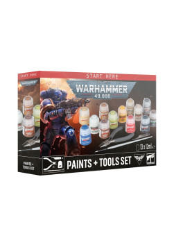 Warhammer 40,000: Paints + Tools Set 2023