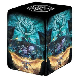UP - Printed Leatherette Alcove Deck Box featuring: Vox Machina Art from Critical Role