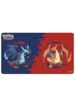 UP - Mega Charizard X and Mega Charizard Y Playmat for the Pokémon Trading Card Game