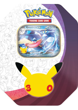 Pokémon TCG: 30th Celebration - Tin - Greninja ex [PRZEDSPRZEDAŻ]