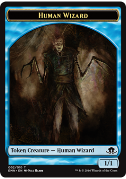 Human Wizard Token  02 - EMN