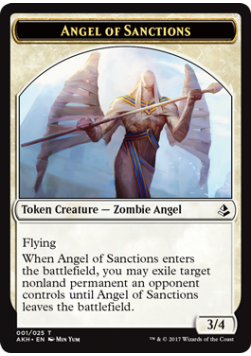 Angel of Sanctions 3/4 Token 01 - AKH