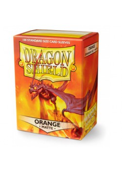 Koszulki Dragon Shield Matowe Pomarańczowe 100 szt.